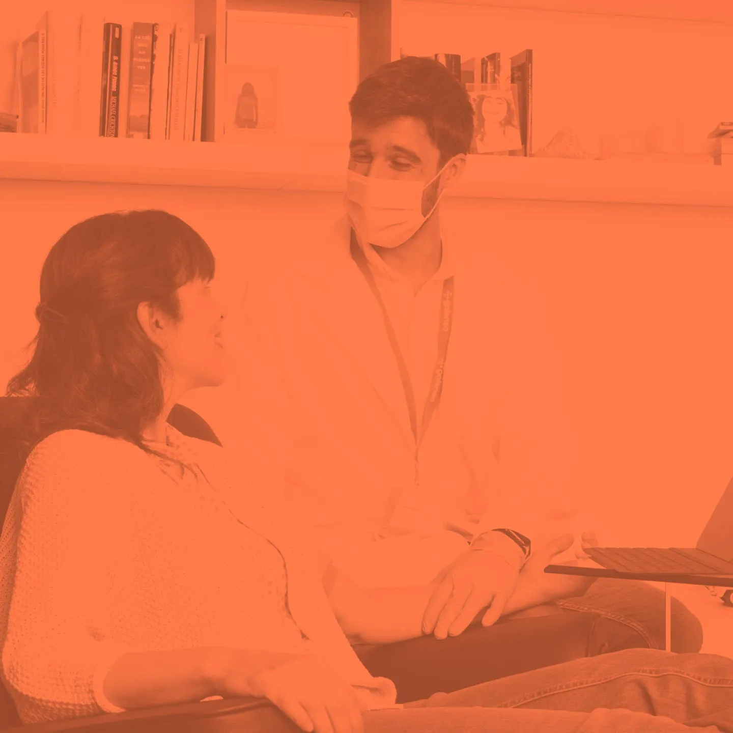 Equipo sanitario en casa