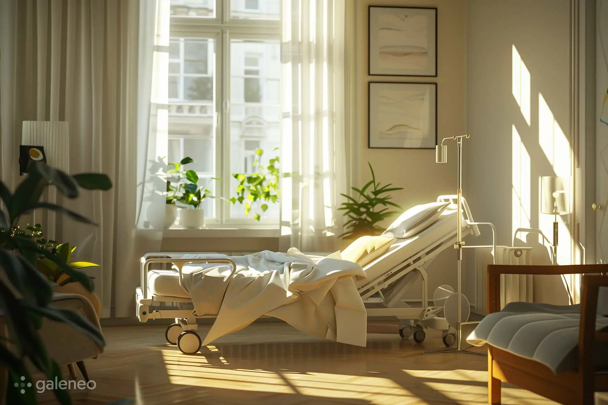 Articulated bed at home